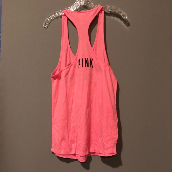 COPY - Pink with black sparkle palm tree tank top from vs - Picture 4 of 4